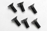 Traxxas 2535 Screws, 4x10mm countersunk machine (hex drive) (6)