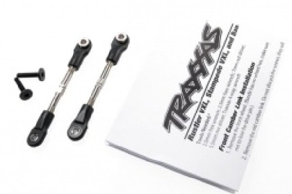 Traxxas 2444 Turnbuckles, camber link, 47mm (67mm center to center) (front) (assembled with rod ends and hollow balls) (1 left, 1 right)