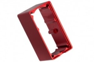 Traxxas 2253 Servo case, aluminum (red-anodized) (middle) (for 2255 servo)