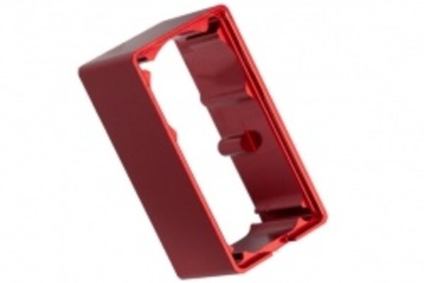 Traxxas 2253 Servo case, aluminum (red-anodized) (middle) (for 2255 servo)