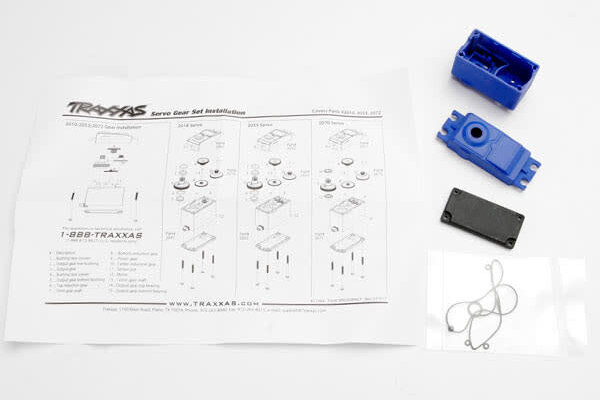 Traxxas 2074 Servo case/gaskets (for 2056 and 2075 waterproof servos)