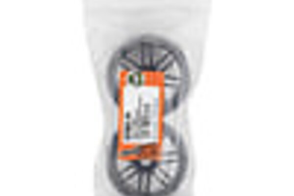 GRP GTX02-S1 GT - TO2 Slick Belted Pre-Mounted 1/8 Buggy Tires (Black) (2) (S1)