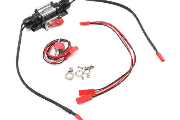 Yeah Racing YEA-YA-0511BK  Yeah Racing 1/10 Scale Crawler Dual-Motor Full Metal HD Wired Winch