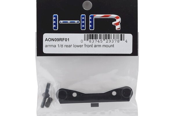 Hot Racing HRAAON09RF01 Alum Rear Lower Front Suspension Arm Mount, Arrma