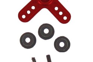 Redcat Racing 80236r  Aluminum Servo Horn L-shape, Red