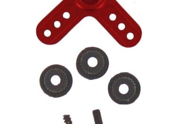 Redcat Racing 80236r  Aluminum Servo Horn L-shape, Red