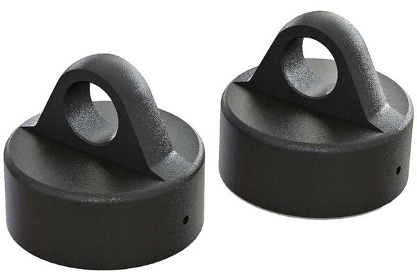 ARRMA AR330491   Shock Cap Aluminum, Black (2): 6S