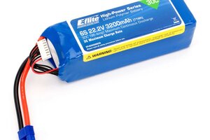 Eflite EFLB32006S30  3200mAh 6S 22.2V 30C LiPo, 12AWG EC3