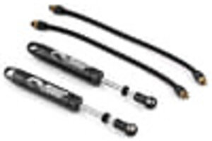 Yeah Racing YEA-DDP-100BK  Yeah Racing Desert Lizard Piggyback Shocks w/Reservoir (Black) (2) (100mm)