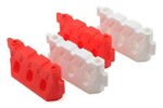 Yeah Racing YEA-YA-0432   Yeah Racing 1/10 Crawler/Drifter Scale Accessory (Road Safety Barriers)