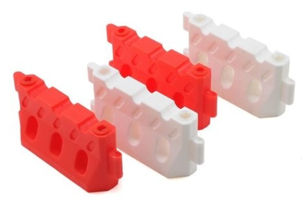 Yeah Racing YEA-YA-0432   Yeah Racing 1/10 Crawler/Drifter Scale Accessory (Road Safety Barriers)