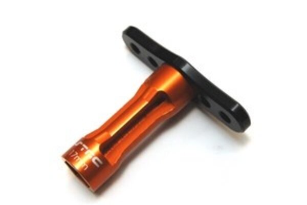 ST Racing Concepts SPTSTRA17BKO  CNC Machined Aluminum 17mm Hex Nut Wrench Black/Orange