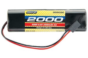 ONYX ONXM2213 9.6V 2000mAh AA NiMH Square Transmitter Battery: Universal Receiver