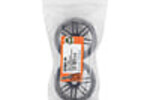 GRP GRPGTX02-S5 GRP GT - TO2 Slick Belted Pre-Mounted 1/8 Buggy Tires (Black) (2) (S5)