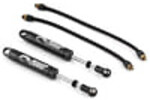 Yeah Racing YEA-DDP-110BK  Yeah Racing Desert Lizard Piggyback Shocks w/Reservoir (Black) (2) (110mm)
