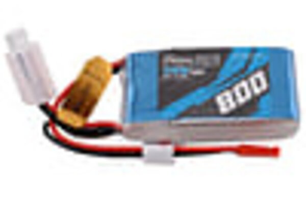 Gens ACE GEA8002S45JS   Gens Ace 2s LiPo Battery 45C (7.4V/800mAh) w/JST Connector