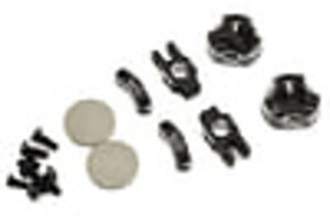 Yeah Racing YEA-YA-0531BK  Yeah Racing Aluminum CNC Magnetic Invisible Body Mount (Black)