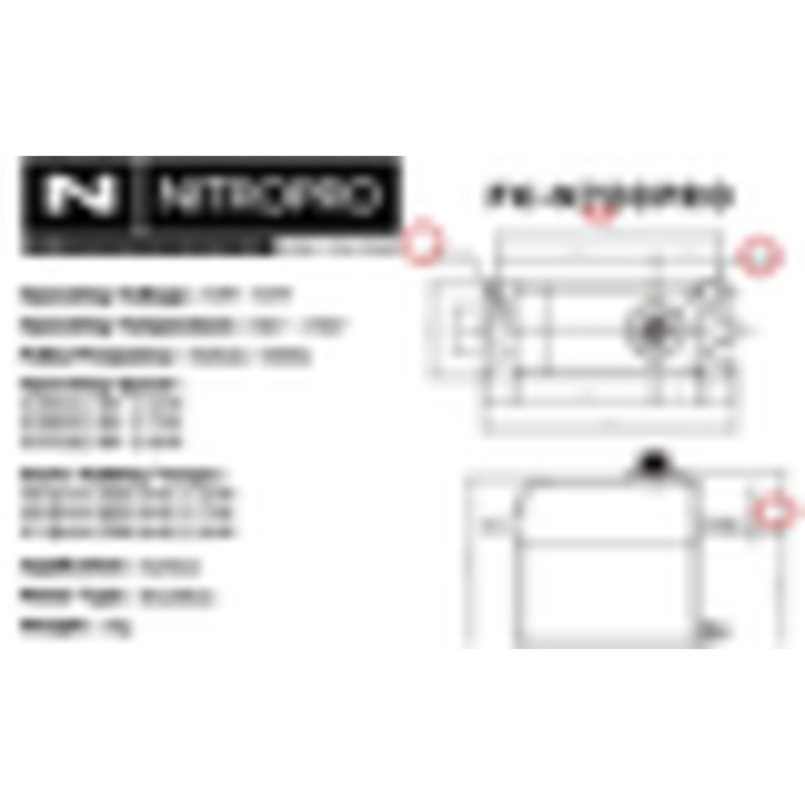 NitroPro FK-N700PRO  BRUSHLESS WATERPROOF SERVO