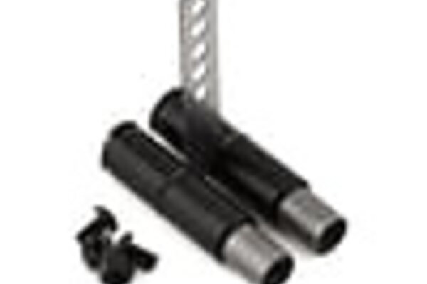 Yeah Racing YEAYA-0467  Yeah Racing 1/10 Stainless Steel Dual Exhaust Pipe