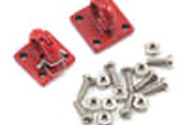 Yeah Racing YEA-YA-0462RD  Yeah Racing Four Bolt Tow Ring (Red) (2)