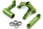 ST Racing Concepts SPTST3743XG  ALUMINUM STEERING BELLCRANK SYSTEM W/ BEARINGS (GREEN)