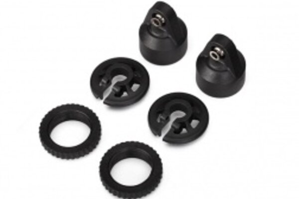 Traxxas 7764 Shock caps, GTX shocks/ spring perch/ adjusters/ 2.5x14mm CS (2) (for 2 shocks)
