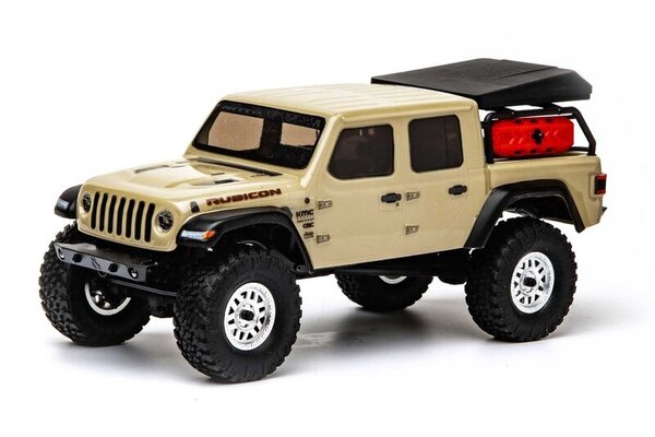 Axial Racing AXI00005T1 1/24 SCX24 Jeep JT Gladiator 4WD Rock Crawler Brushed RTR, Beige