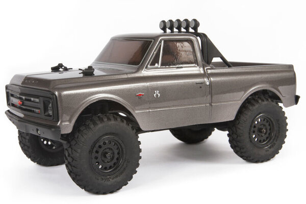 Axial Racing AXI00001T2  SCX24 1967 Chevrolet C10 1/24 4WD-RTR, Dark Silver