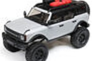 Axial Racing AXI00006T2  1/24 SCX24 2021 Ford Bronco 4WD Truck Brushed RTR, Grey