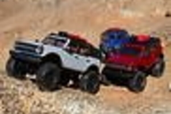 Axial Racing AXI00006T2  1/24 SCX24 2021 Ford Bronco 4WD Truck Brushed RTR, Grey