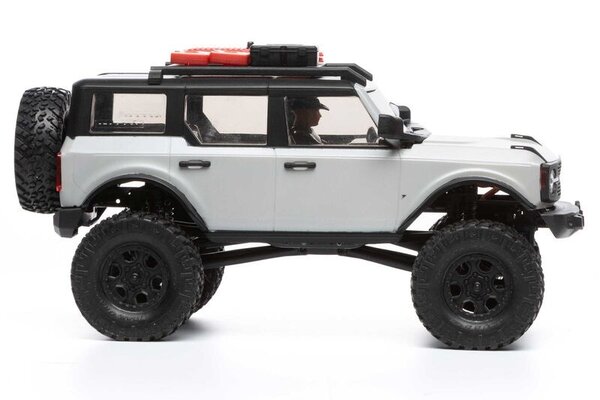 Axial Racing AXI00006T2  1/24 SCX24 2021 Ford Bronco 4WD Truck Brushed RTR, Grey