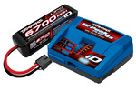 Traxxas 2998 Battery/charger completer pack (includes #2981 iD® charger (1), #2890X 6700mAh 14.8V 4-cell 25C LiPo iD® battery (1))