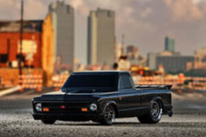 Traxxas 94076-4-BLK Drag Slash:  1/10 Scale 2WD Drag Racing Truck with TQi™ Traxxas Link™ Enabled 2.4GHz Radio System & Traxxas Stability Management (TSM)®