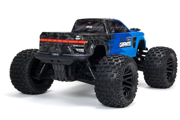 ARRMA ARA4202V3T1  1/10 GRANITE 4WD V3 MEGA 550 Brushed Monster Truck RTR, Blue