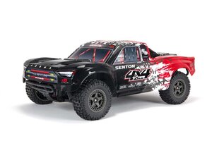 ARRMA ARA4303V3T2  1/10 SENTON 4WD V3 3S BLX Brushless Short Course Truck RTR, Red