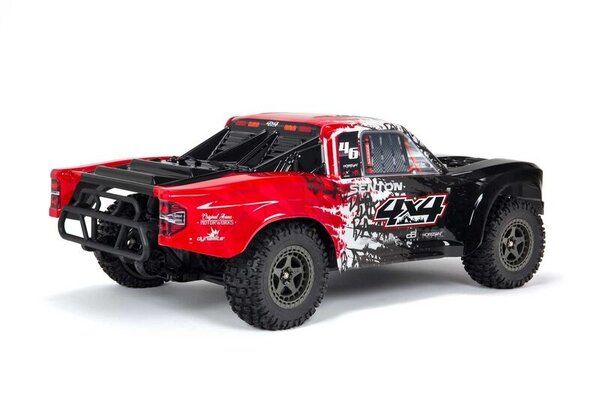 ARRMA ARA4303V3T2  1/10 SENTON 4WD V3 3S BLX Brushless Short Course Truck RTR, Red