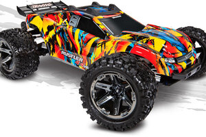 Traxxas 67076-4-SLRF Rustler® 4X4 VXL:  1/10 Scale Stadium Truck with TQi™ Traxxas Link™ Enabled 2.4GHz Radio System & Traxxas Stability Management (TSM)®