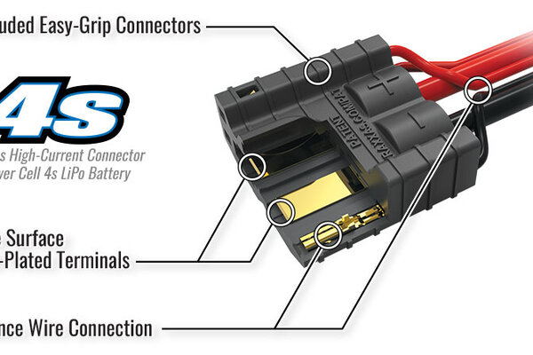 Traxxas 2981 Charger, EZ-Peak® Plus 4s, 8 amp, NiMH/LiPo with iD® Auto Battery Identification