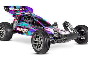 Traxxas 24076-74-PRPL Bandit® VXL:  1/10 Scale Off-Road Buggy with TQi™ Traxxas Link™ Enabled 2.4GHz Radio System & Traxxas Stability Management (TSM)®