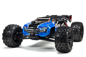 ARRMA ARA8608V5T2 1/8 KRATON 6S V5 4WD BLX Speed Monster Truck with Spektrum Firma RTR, Blue