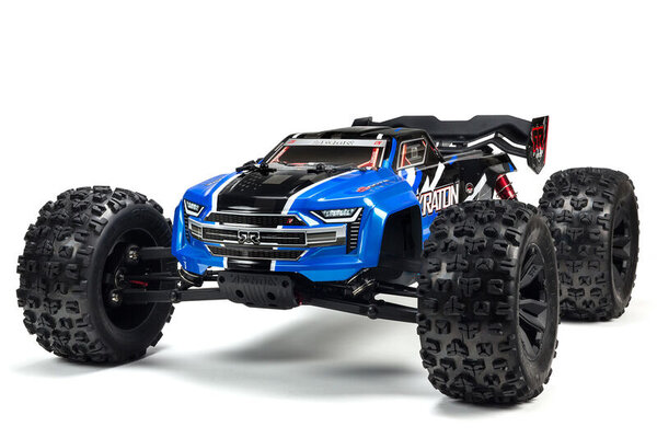 ARRMA ARA8608V5T2 1/8 KRATON 6S V5 4WD BLX Speed Monster Truck with Spektrum Firma RTR, Blue