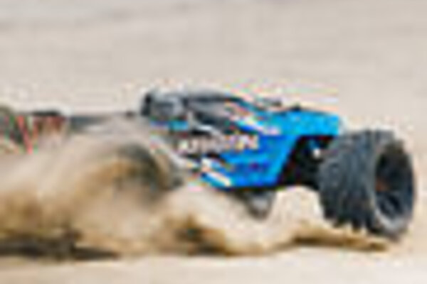 ARRMA ARA8608V5T2 1/8 KRATON 6S V5 4WD BLX Speed Monster Truck with Spektrum Firma RTR, Blue