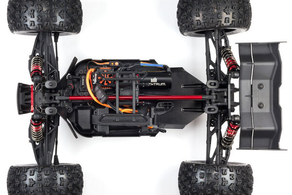 ARRMA ARA8608V5T2 1/8 KRATON 6S V5 4WD BLX Speed Monster Truck with Spektrum Firma RTR, Blue