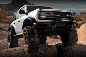Traxxas 92076-4-SLVR TRX-4® Scale and Trail® Crawler with 2021 Ford® Bronco Body:  4WD Electric Truck with TQi™ Traxxas Link™ Enabled 2.4GHz Radio System