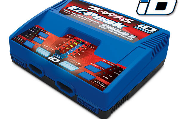 Traxxas Charger, EZ-Peak Dual, 100W, NiMH/LiPo with iD Auto Battery Identification