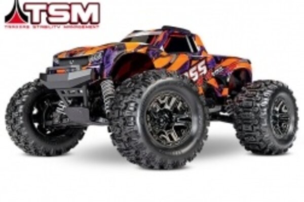 Traxxas 9011 Body, Hoss® 4X4 (clear, requires painting)/ window, grille, lights decal sheet