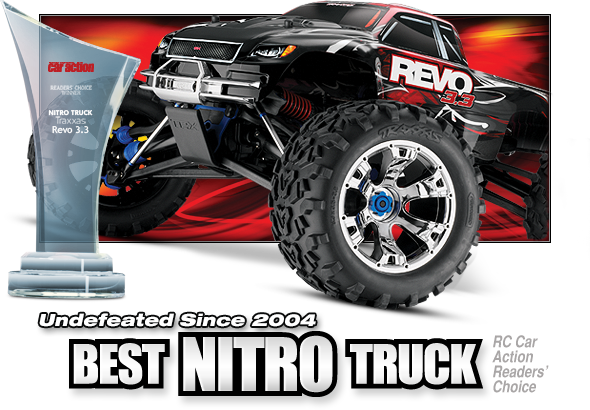 53097-3-SLVR Revo® 1/10 Scale 4WD Nitro-Powered Monster Truck (with  Telemetry Sensors) with TQi™ Radio System, Traxxas Link™ Wireless - Main Image