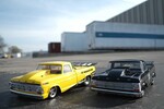 LOSI LOS03045T2 1/10 '68 Ford F100 22S 2WD No Prep Drag Truck Brushless RTR, Losi