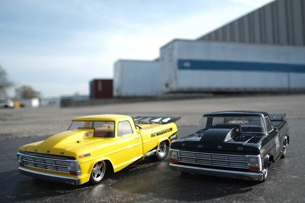 LOSI LOS03045T2 1/10 '68 Ford F100 22S 2WD No Prep Drag Truck Brushless RTR, Losi