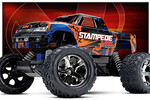 Traxxas 36076-4-ORNG Stampede® VXL:  1/10 Scale Monster Truck with TQi™ Traxxas Link™ Enabled 2.4GHz Radio System & Traxxas Stability Management (TSM)®